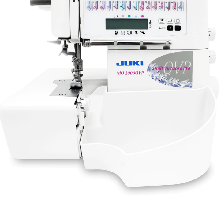 JUKI MO-2000QVP - Automatic air threader, automatic needle threader, noise reduction & LCD display