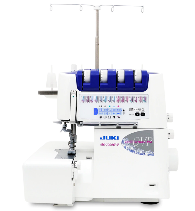 JUKI MO-2000QVP - Automatic air threader, automatic needle threader, noise reduction & LCD display