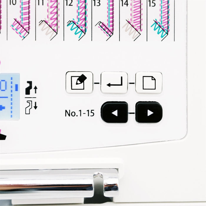 JUKI MO-2000QVP - Automatic air threader, automatic needle threader, noise reduction & LCD display