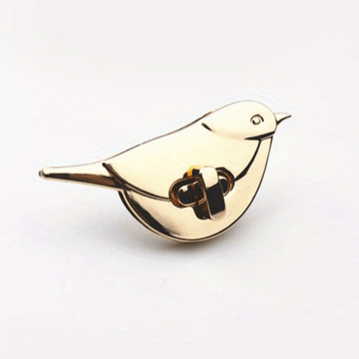 TWIST LOCK BIRD - NEW GOLD