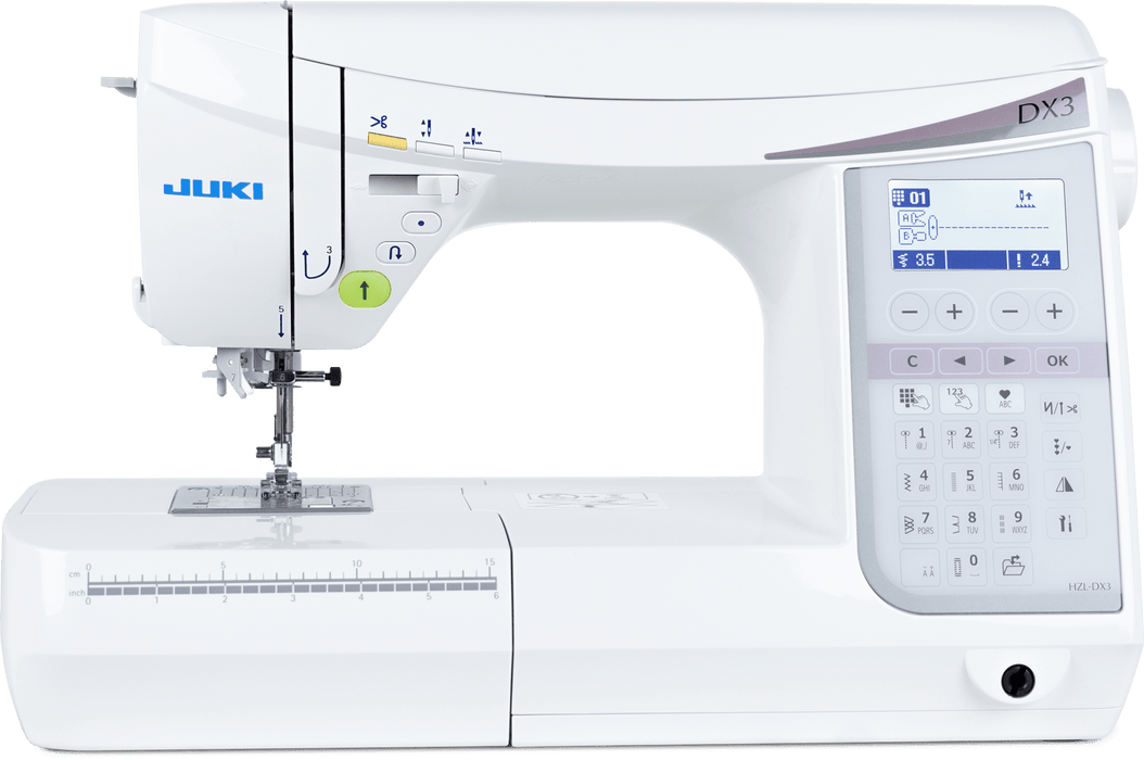 HZL-DX3 -157 sömmar, box-feed matning, automatisk trådklipp. En ateljémaskin med industriella funktioner.