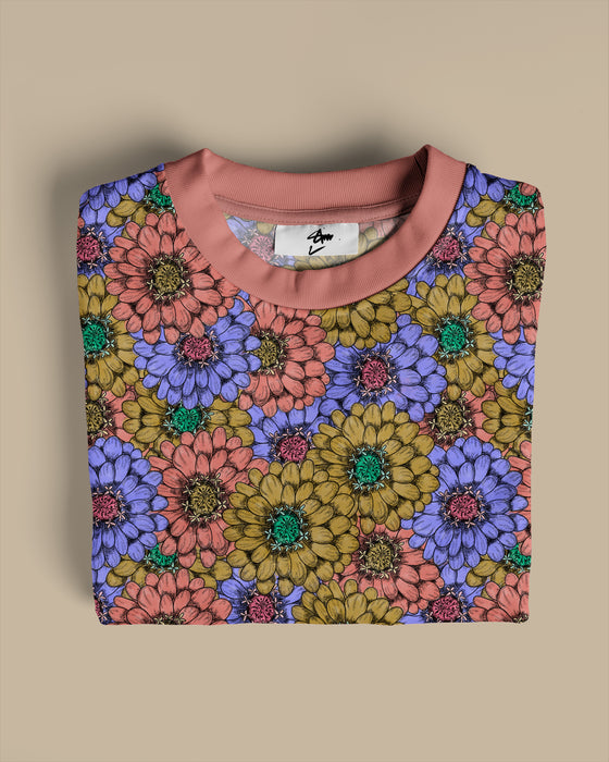 FLOWERS - MULTI COLOR -  PRINT ON DEMAND