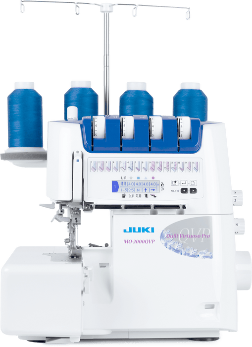 JUKI MO-2000QVP - Automatic air threader, automatic needle threader, noise reduction & LCD display