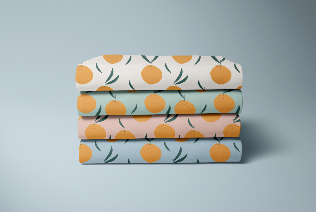 ORANGES - SEA GREEN - PRINT ON DEMAND