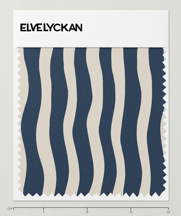 WAVY STRIPE - DARK BLUE - COLLEGE