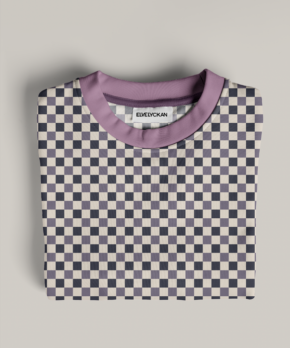 MINI CHECKERS  - VIOLET - JERSEY