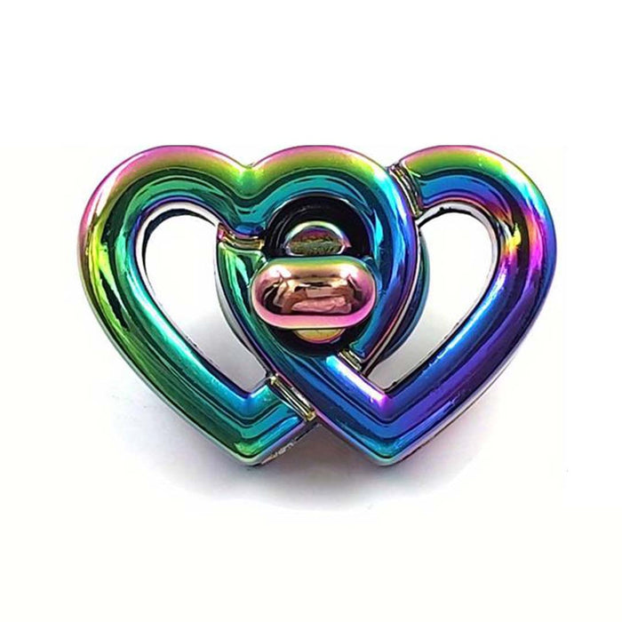 TWIST LOCK HEART - RAINBOW