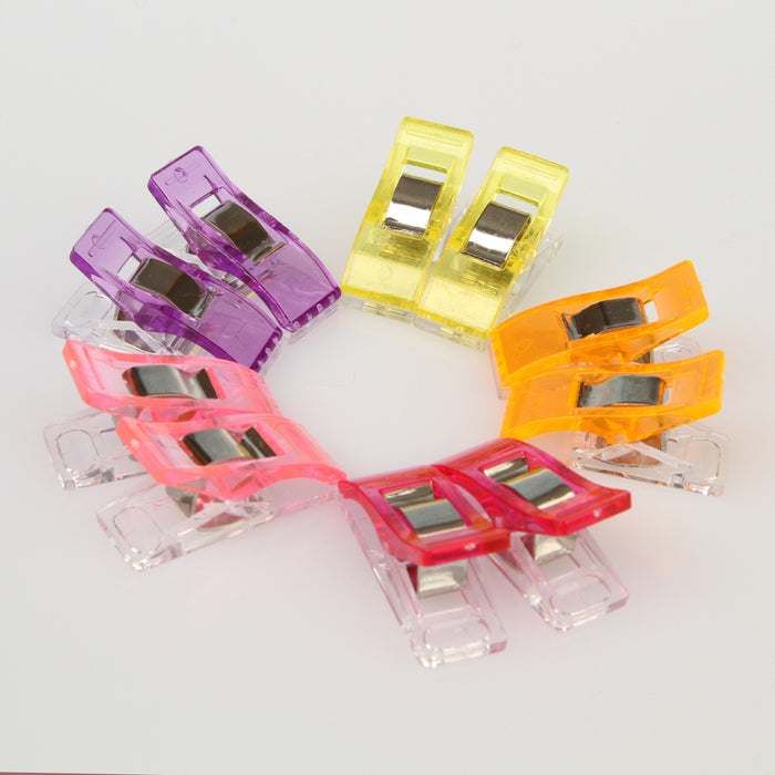 FABRIC CLIPS - MIX 10 PCS. 